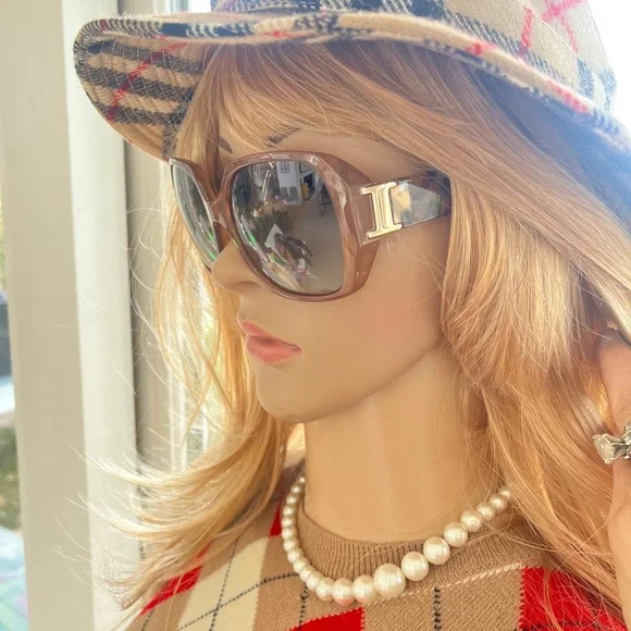 Burberry Pink-Tone Oversized Square Sunglasses - Picture 5 of 8